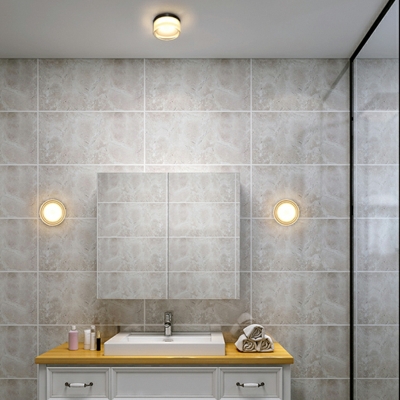 Nordic Simple Vanity Wall Lamp with Warm Light for Bathroom and Aisle