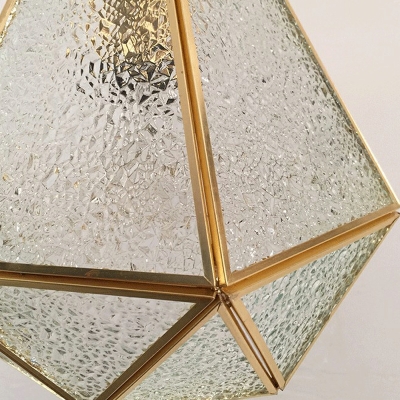 Tiffany Creative Romantic Glass Single Pendant for Aisle and Bedroom