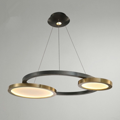 Post-modern Creative Circular LED Chandelier for Dining and Living Room
