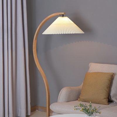 1 Light Modern Style Cone Shape Metal Standing Floor Lights for Living Room