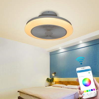Basic Ceiling Fans Minimalism LED Elegant for Living Room