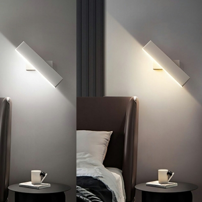 Minimalism LED Wall Mounted Light Fixture Linear Adjustable for Bedroom