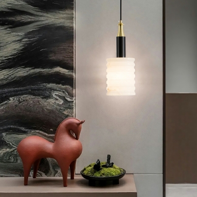 Nordic Creative Marble Lampshade Small Pendant Lamp for Restaurant and Bar