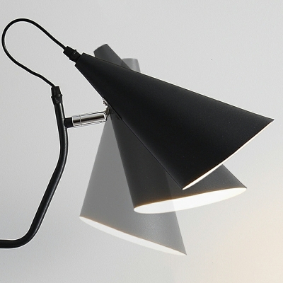 1 Light Contemporary Style Cone Shape Metal Floor Standing Light