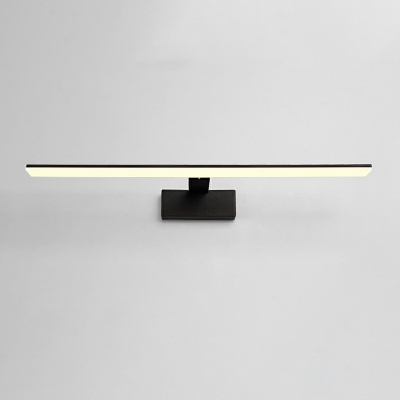 1 Light Contemporary Style Linear Shape Metal Wall Mounted Vanity Lights