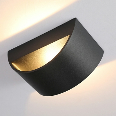 1 Light Minimalism Style Geometric Shape Metal Wall Light Lamp Sconce
