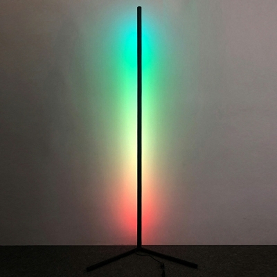 Contemporary Floor Lamps Minimalism Basic LED Linear for Living Room
