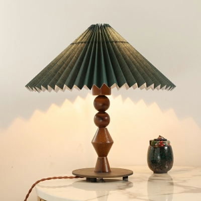 Fabric Minimalism Night Table Lamps Cone Elegant fot Living Room