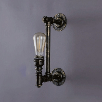 Industrial Wall Mounted Light Fixture Vintage Metal Pipe for Living Room