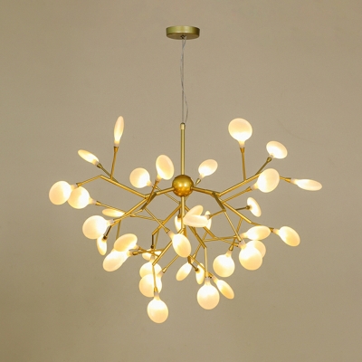 Minimalism Metal Chandelier Lighting Fixtures Sputnik for Living Room