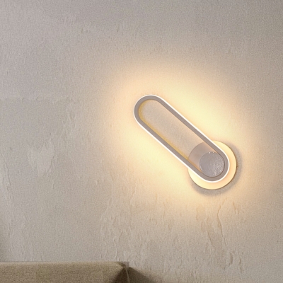 Minimalism Wall Mounted Light Fixture LED Linear Adjustable for Bedroom