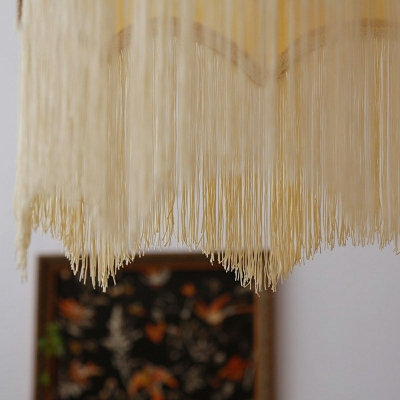 Tassel Chandelier Lighting Fixtures Minimalism Elegant for Living Room