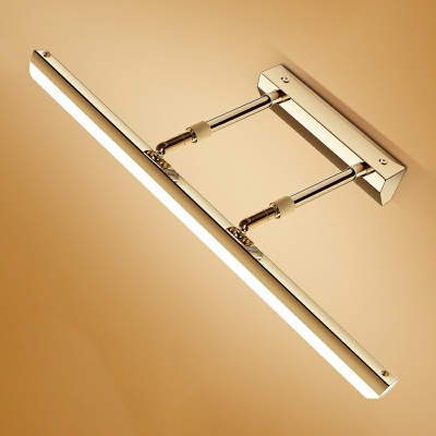 1 Light Contemporary Style Linear Shape Metal Vanity Wall Light Fixtures
