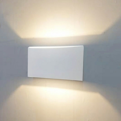 1 Light Minimalism Style Geometric Shape Metal Wall Light Lamp Sconce