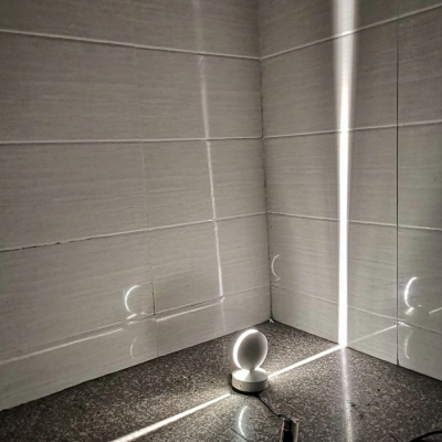 1 Light Minimalistic Style Geometric Shape Metal Wall Mounted Light Fixture