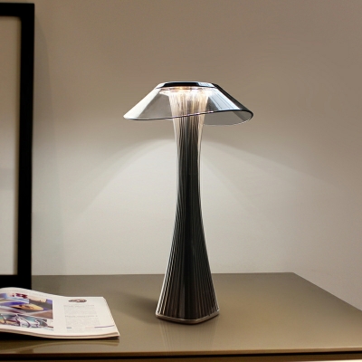 1 Light Simple Style Geometric Shape Metal Bedside Lamps for Bedroom