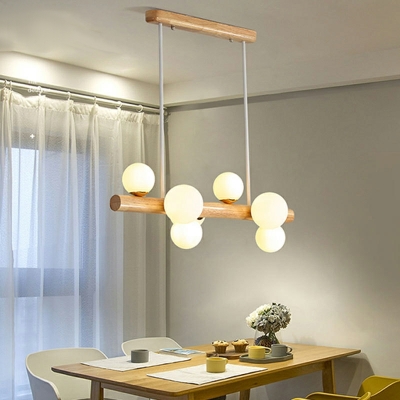 9 Lights Contemporary Style Ball Shape Metal Pendant Chandelier
