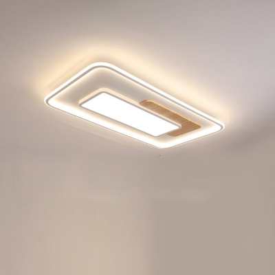 Contemporary Flush Mount Ceiling Light Fixtures LED for Licving Room
