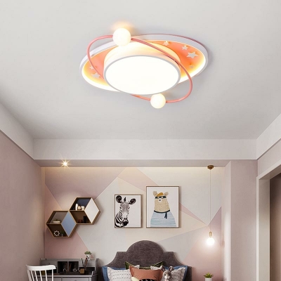 LED Creative Cartoon Star Flushmount Ceiling Light for Children's Bedroom