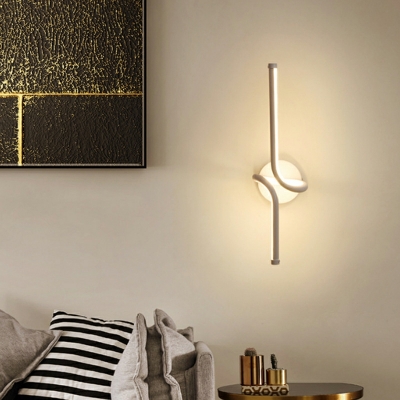 LED Modern Minimalist Line Wall Mount Fixture for Hallway and Bedroom