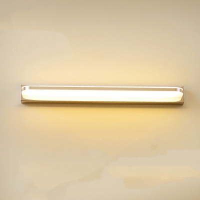 Simple LED Acrylic Strip Vanity Light for Bathroom and Powder Room