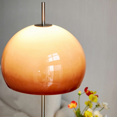 1 Lamp Antique Retro Glass Floor Lamp for Bedroom Decoration