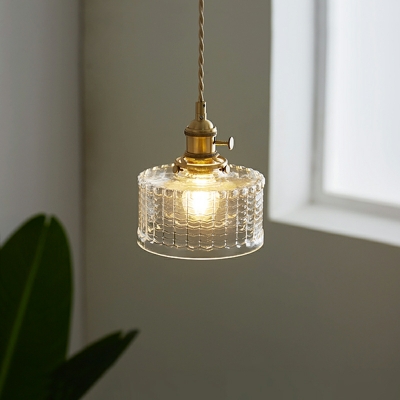 Industrial Glass Ceiling Suspension Lamp Vintage for Living Room