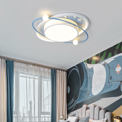 LED Creative Cartoon Star Flushmount Ceiling Light for Children's Bedroom