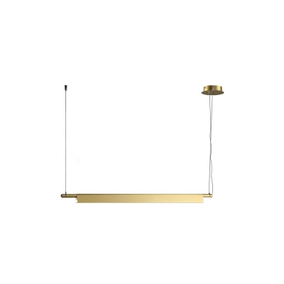 LED Modern Minimalist Long Island Light with Neutral Light for Dining Room and Office