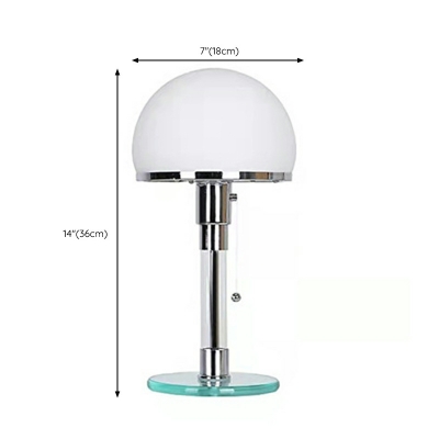Nordic Style Night Table Lamps Dome Creaive Glass for Living Room