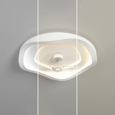 2 Lights Nordic Style Round Shape Metal Flush Mount Ceiling Chandelier
