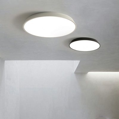 Modern Minimalist Ceiling Light Macarons Nordic Style Glass Flushmount Light