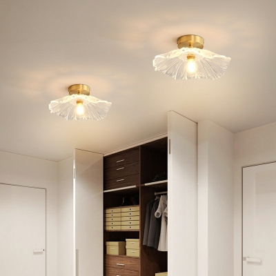 Modern Style Simple Shape Metal Flush Mount Light Fixture for Living Room