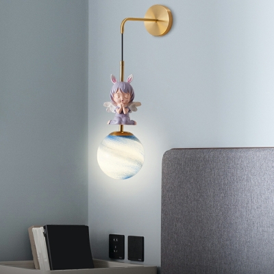 Modern  Style Wall Sconces  Nordic Style Rudder Wall  Light for Kid's Bedroom