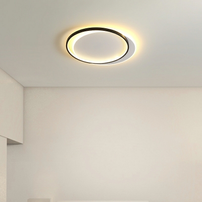 Modern Style Simple Shape LED Flush Mount Light Fixture for Living Room