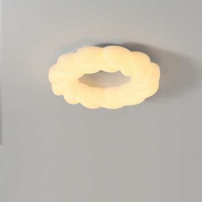 1 Light Kids Style Cloud Shape Metal Flush Ceiling Light Fixtures