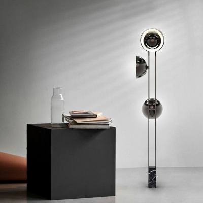 Modern Style Unique Shape 3-Lights Floor Lamp for Living Room