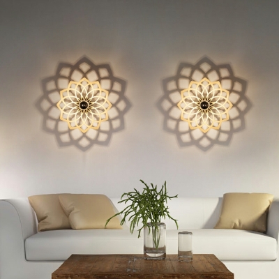 Modern Style Wall Light Wooden Wall Sconces for Living Room Wall Sconces