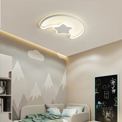 Minimalist Flush Mount Ceiling Light Fixtures LED Linear for Living Room