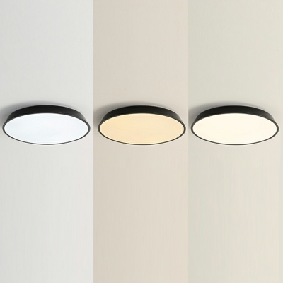 Modern Minimalist Ceiling Light Macarons Nordic Style Glass Flushmount Light
