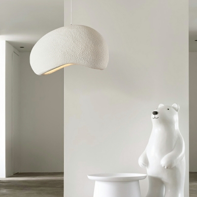 1 Light Unique Shape Resin Modern Style Hanging Light Fixtures for Living Room