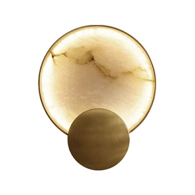 Modren Style Creative All Copper Wall Light with Globe Shape for Bedroom