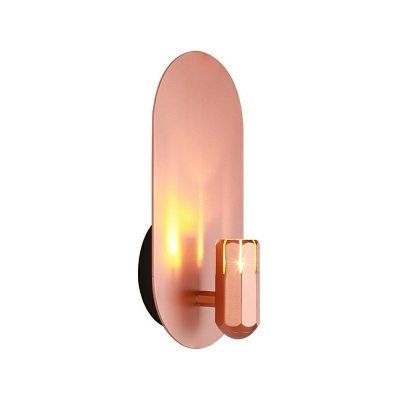 Modren Style Creative Oval Wall Light with Shade for Living Room