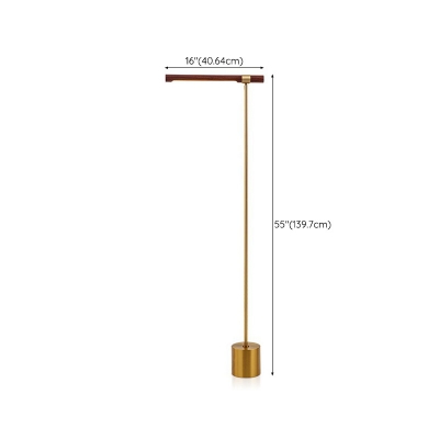 Post-modern Creative Wrought Iron Floor Lamp with LED Warm Light for Bedroom