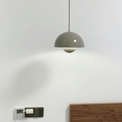 1 Light Modern Unique Shape Metal Pendant Light Fixtures for Living Room