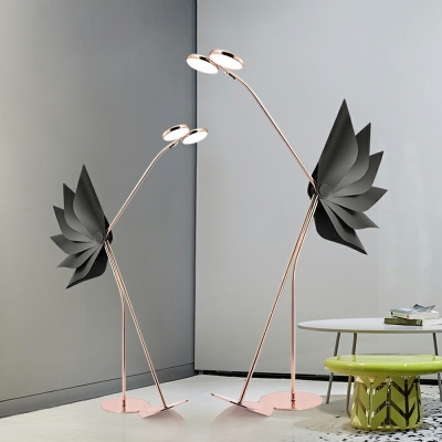 Contemporary Style Creative 2-Lights Floor Lamp for Living Room
