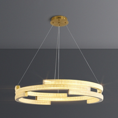 Contemporary Style Creative Round Shape Chandelier Light for Living Room