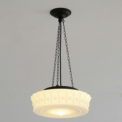 LED Contemporary Ceiling Light Simple Nordic Glass Pendant Light Fixture for Living Room