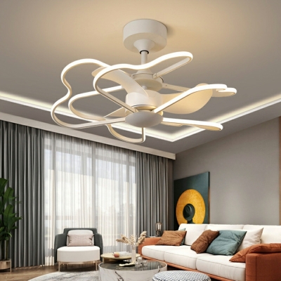 Modern Style Simple Ceiling Fan Lighting for Bedroom and Living Room