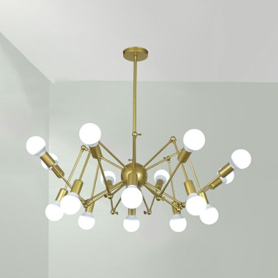 Unique Modern Style Metal Shade Chandelier Light for Living Room